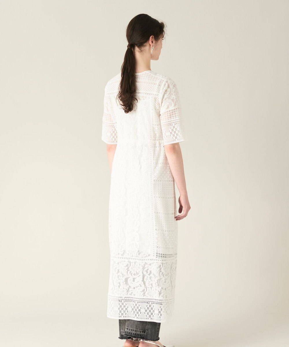 GRACE CONTINENTAL コンビレースVネックワンピース