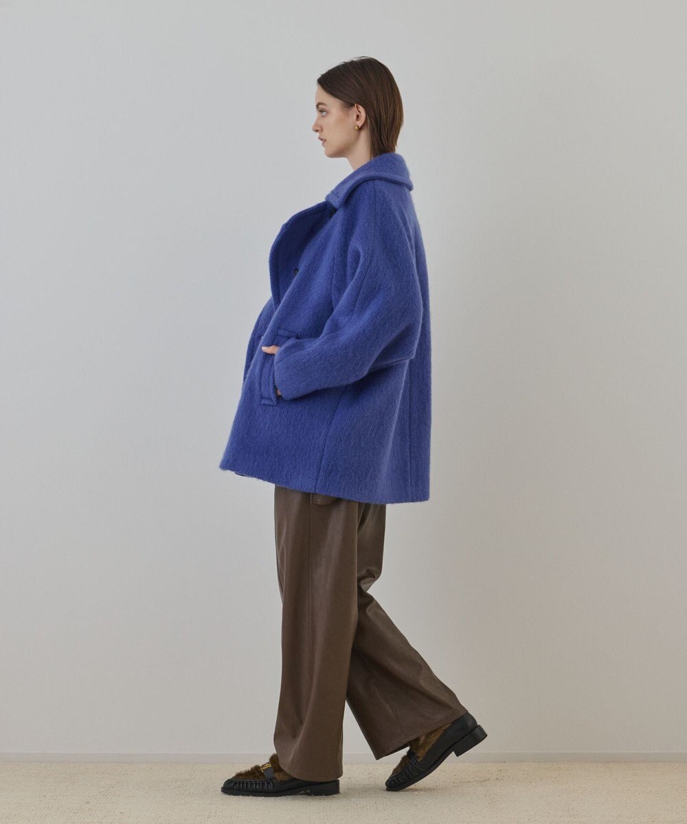 GRACE CONTINENTAL シャギ－ハ－フコ－ト 