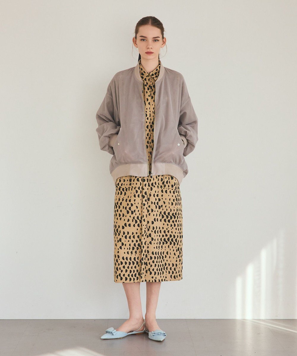 GRACE CONTINENTAL メッシュレイヤードブルゾン 