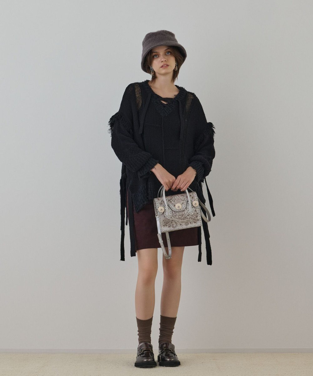 GRACE CONTINENTAL ルーズオーバーニットトップ 