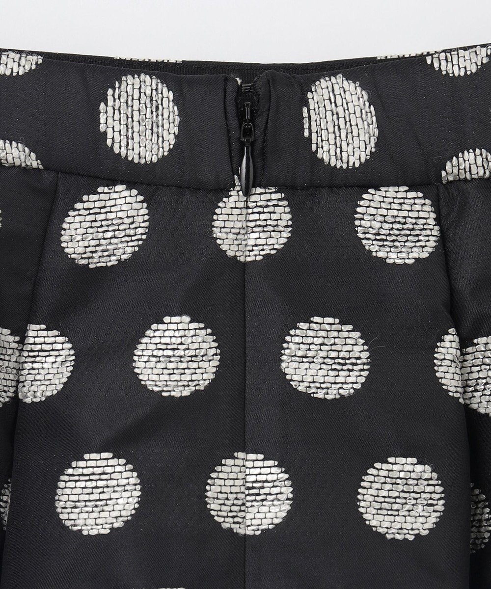 GRACE CONTINENTAL ラメドットジャガードスカート 