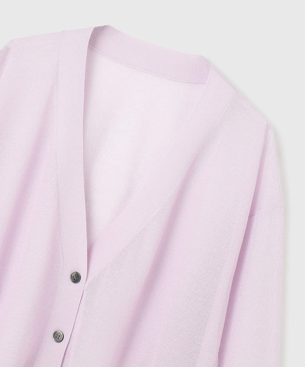 GRACE CONTINENTAL シアージョーゼットカーディガン 