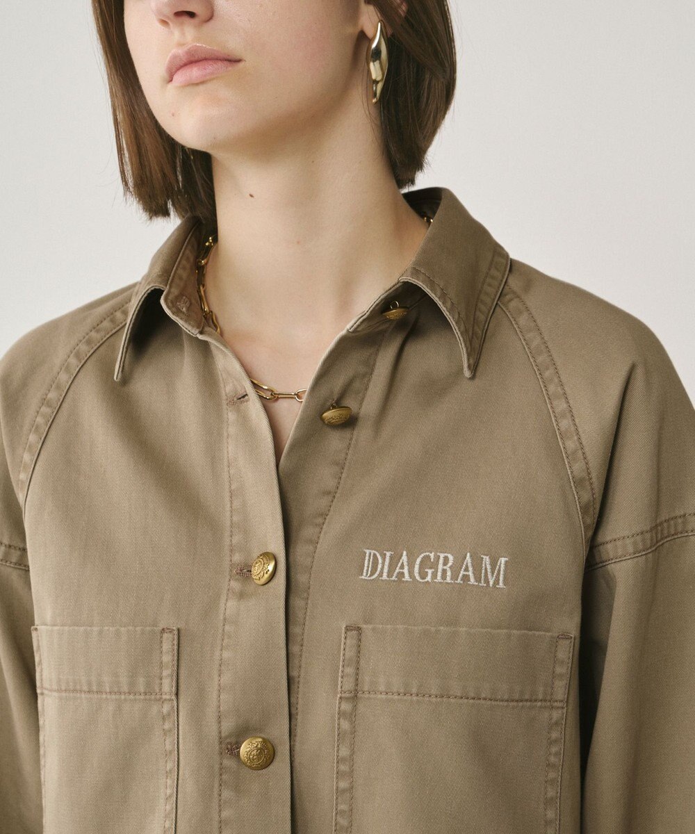 GRACE CONTINENTAL ラグランショートシャツジャケット 