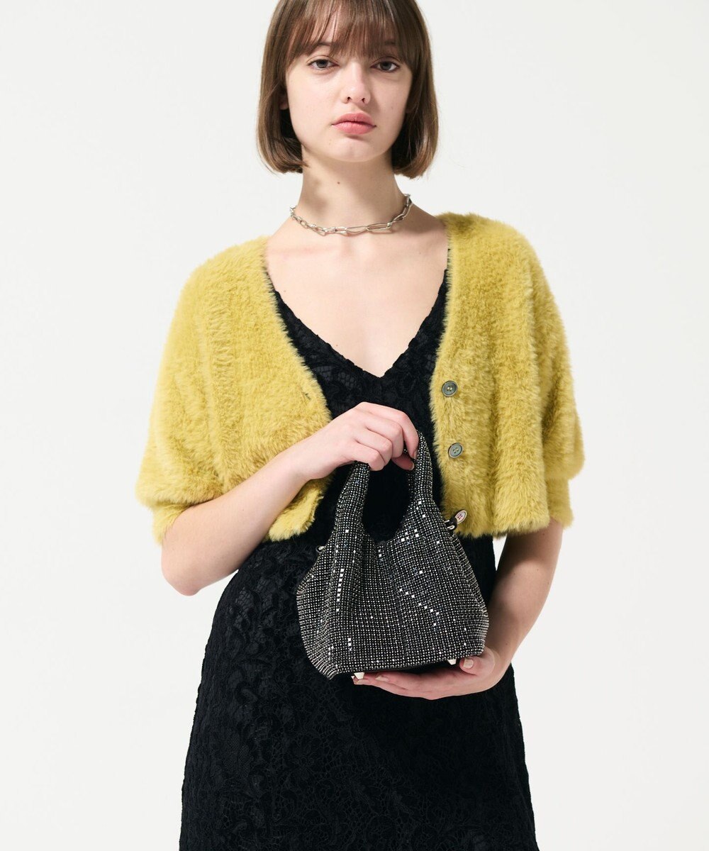 GRACE CONTINENTAL ラインストーンバッグ 