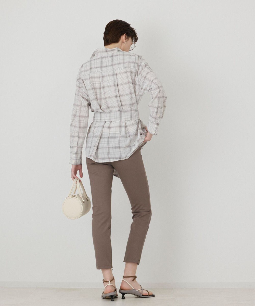 GRACE CONTINENTAL ポンチスリムパンツ 