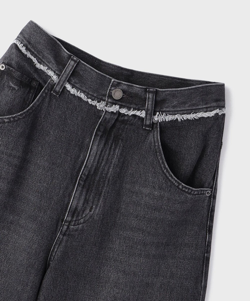 GRACE CONTINENTAL ハイウエストバギ－デニム 