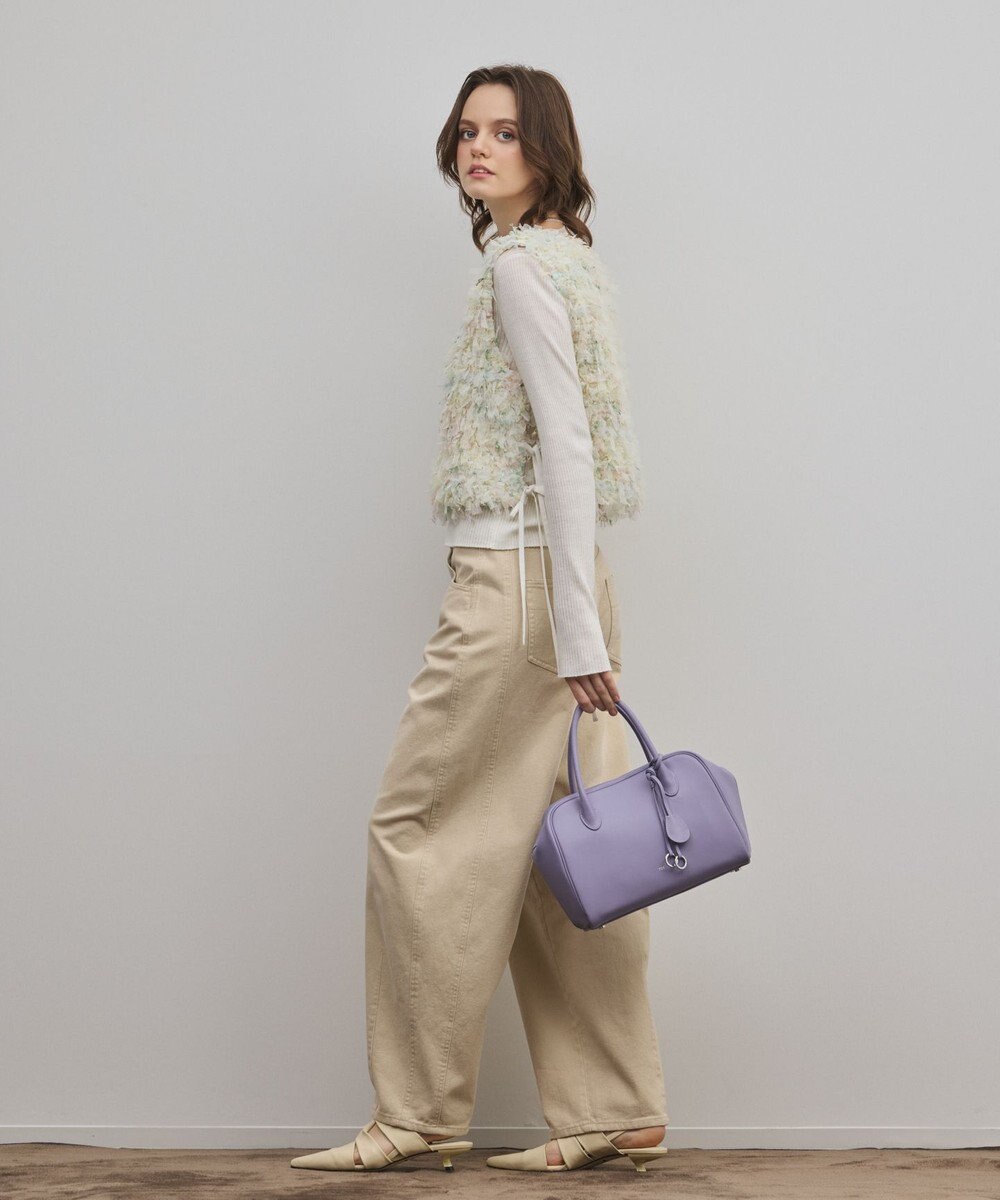 GRACE CONTINENTAL フリンジチュールベスト 