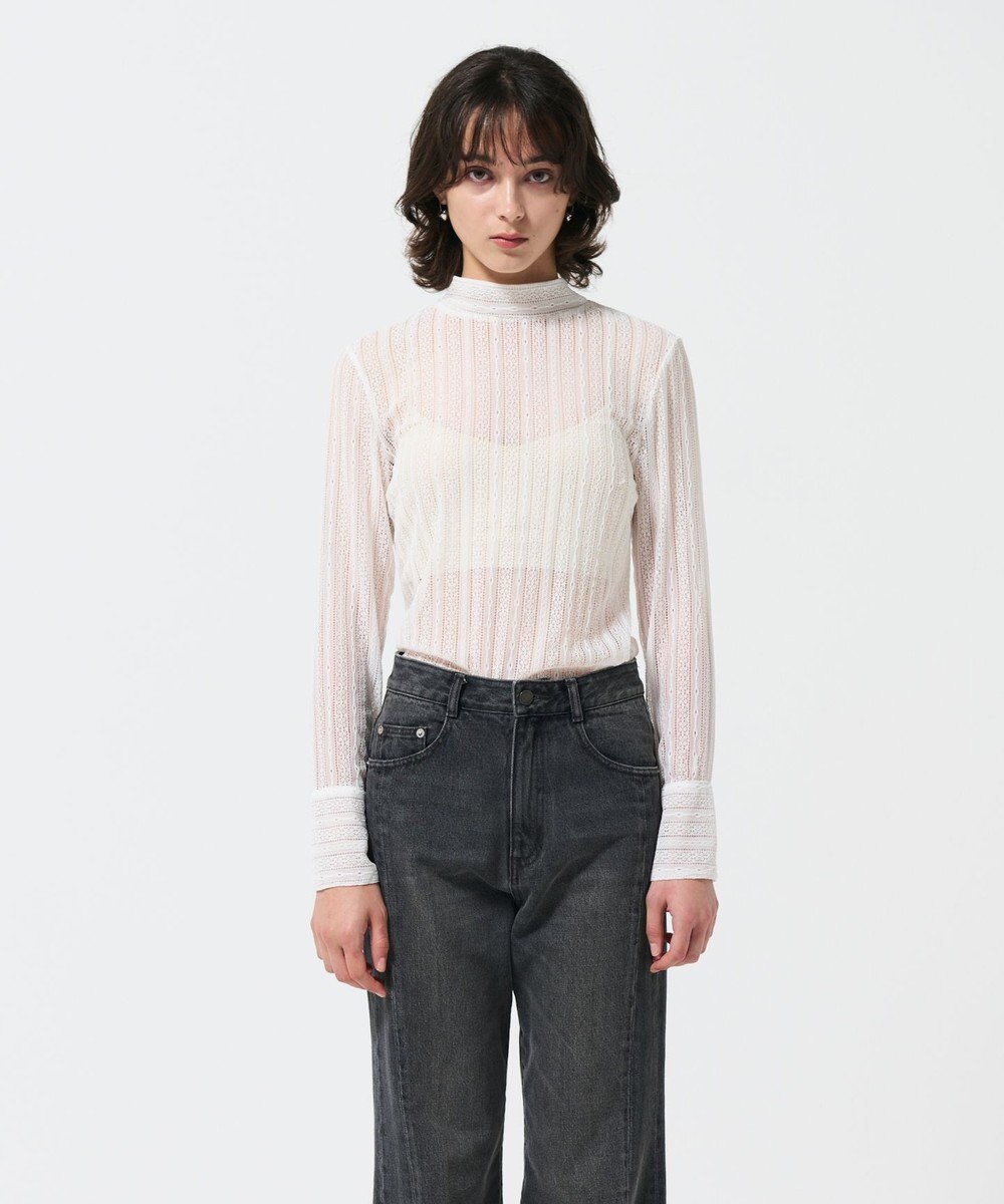 GRACE CONTINENTAL ストレッチレーストップ