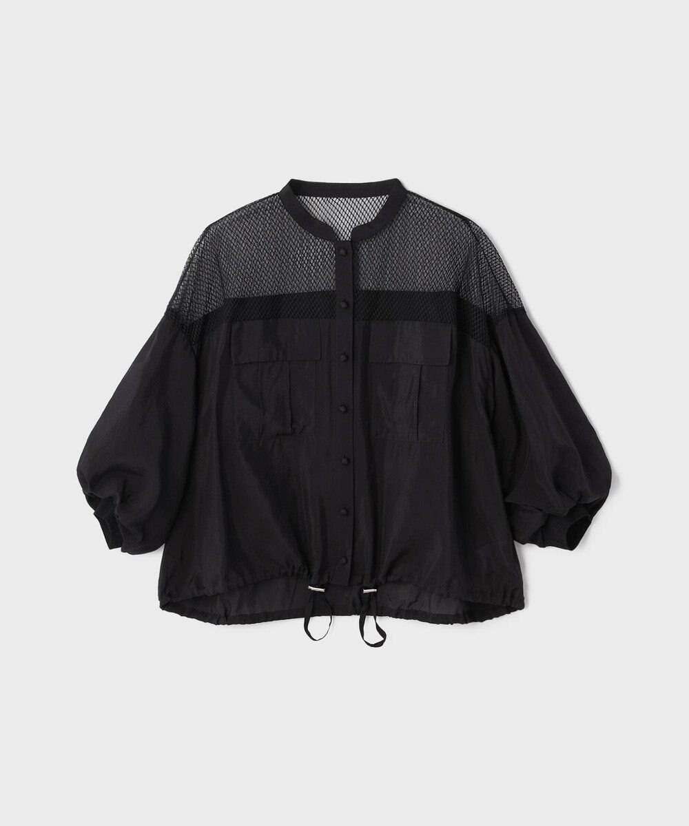 GRACE CONTINENTAL メッシュコンビシアーブルゾン 