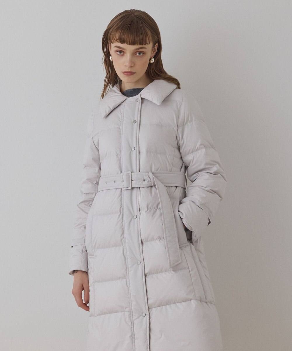 GRACE CONTINENTAL ファーカラーロングダウン 