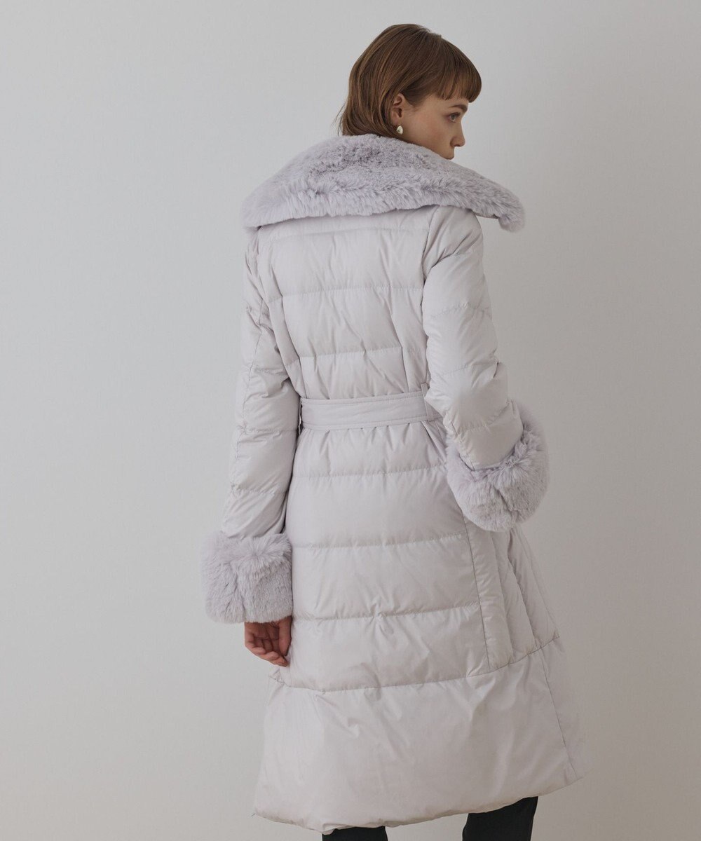 GRACE CONTINENTAL ファーカラーロングダウン 