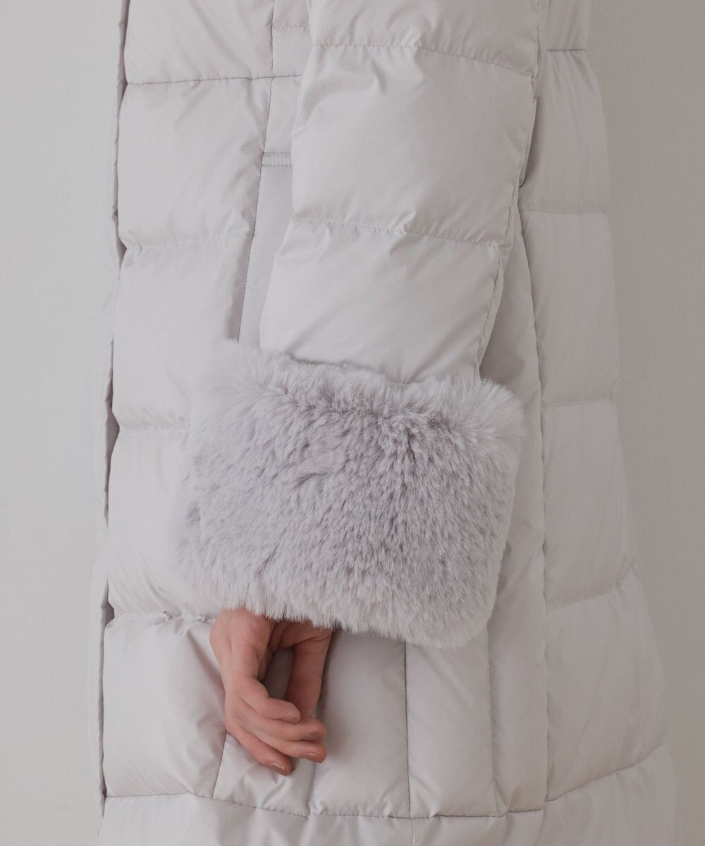 GRACE CONTINENTAL ファーカラーロングダウン 