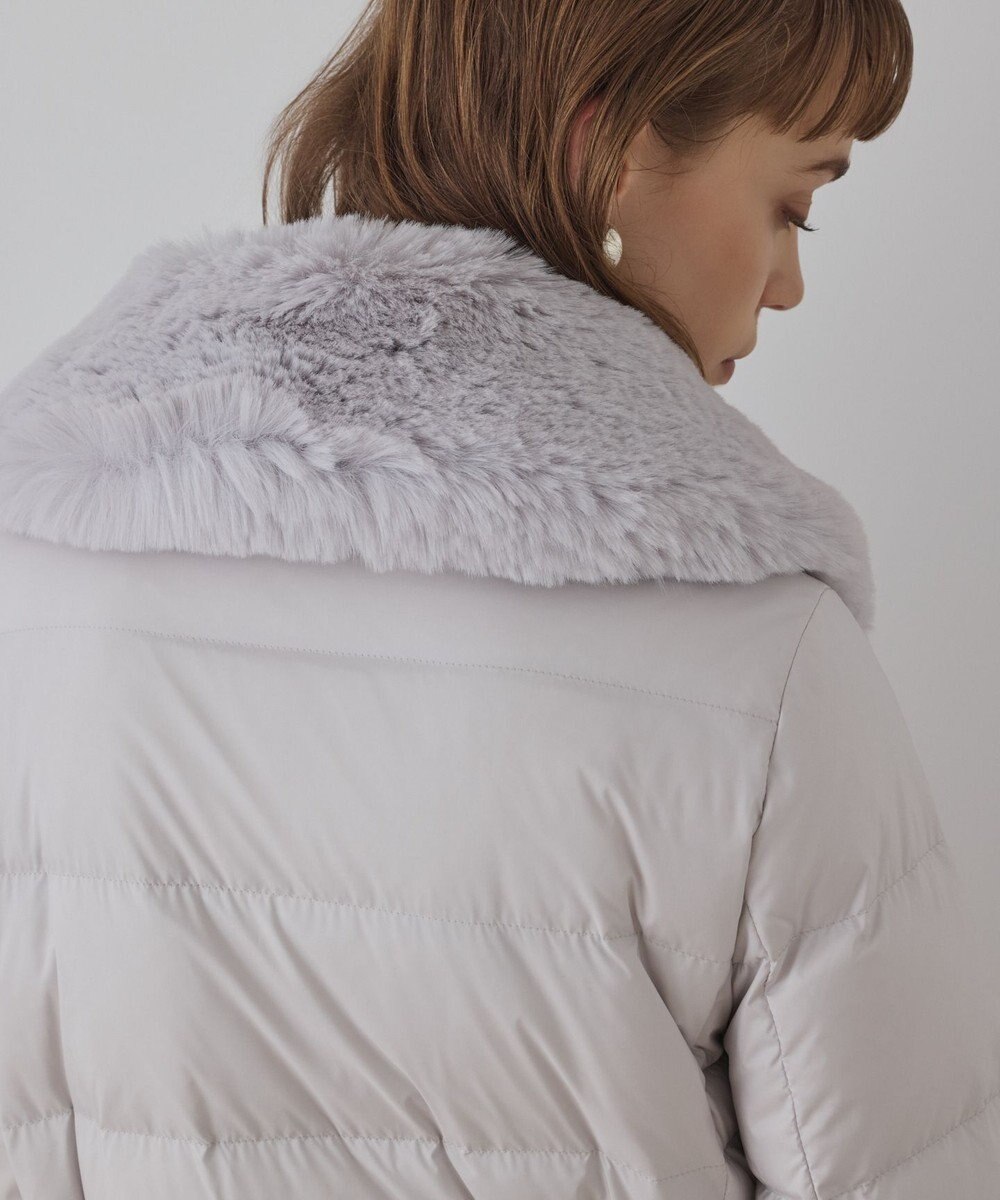 GRACE CONTINENTAL ファーカラーロングダウン 