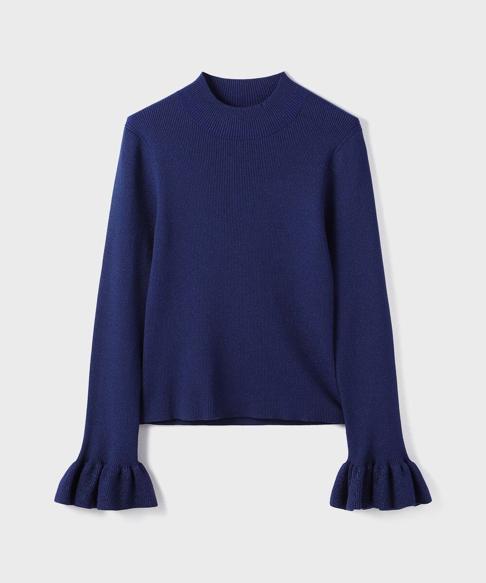 GRACE CONTINENTAL ラメリブニットトップ 