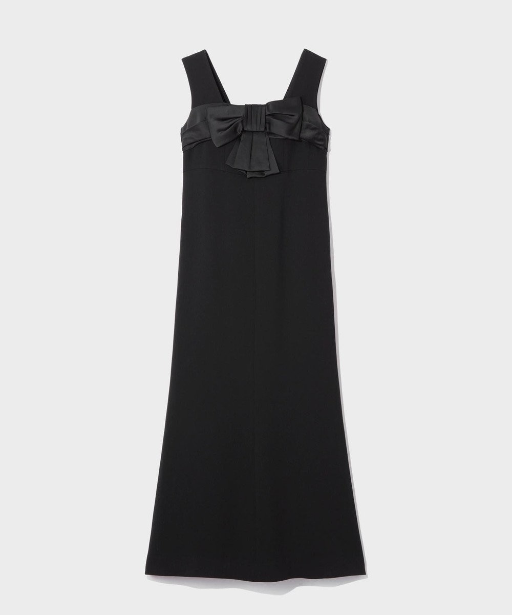 GRACE CONTINENTAL サテンリボンロングドレス