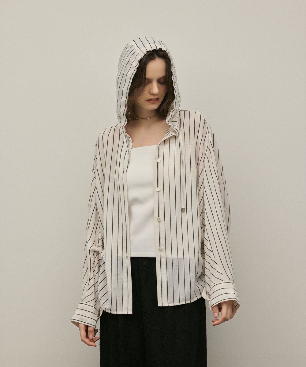 GRACE CONTINENTAL フードシャツ 