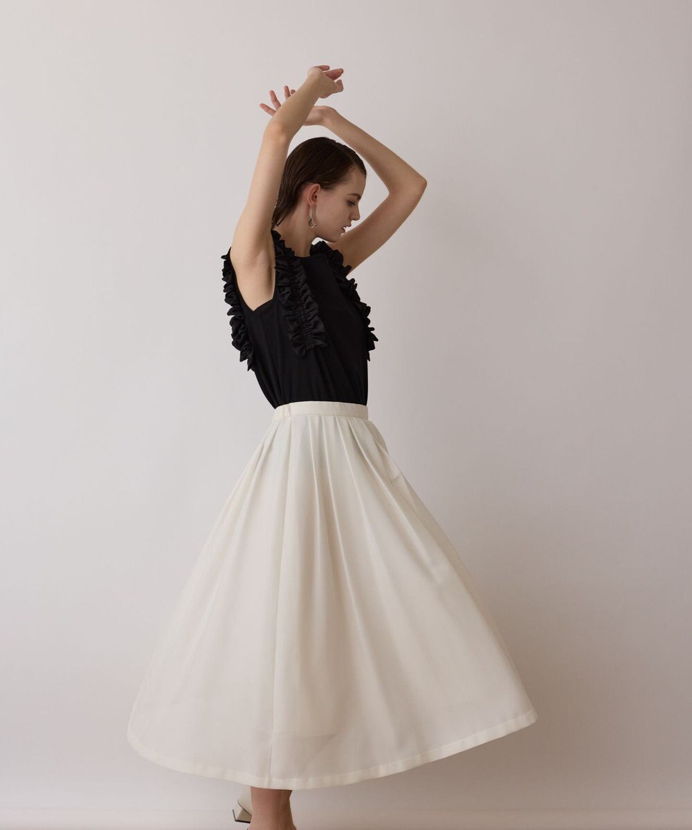 GRACE CONTINENTAL シアーメッシュスカート 