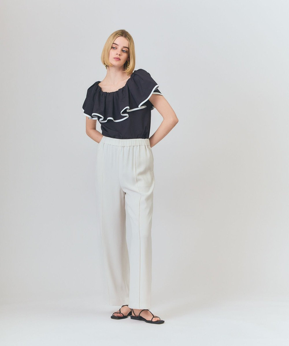 GRACE CONTINENTAL トリアセワイドイージーパンツ