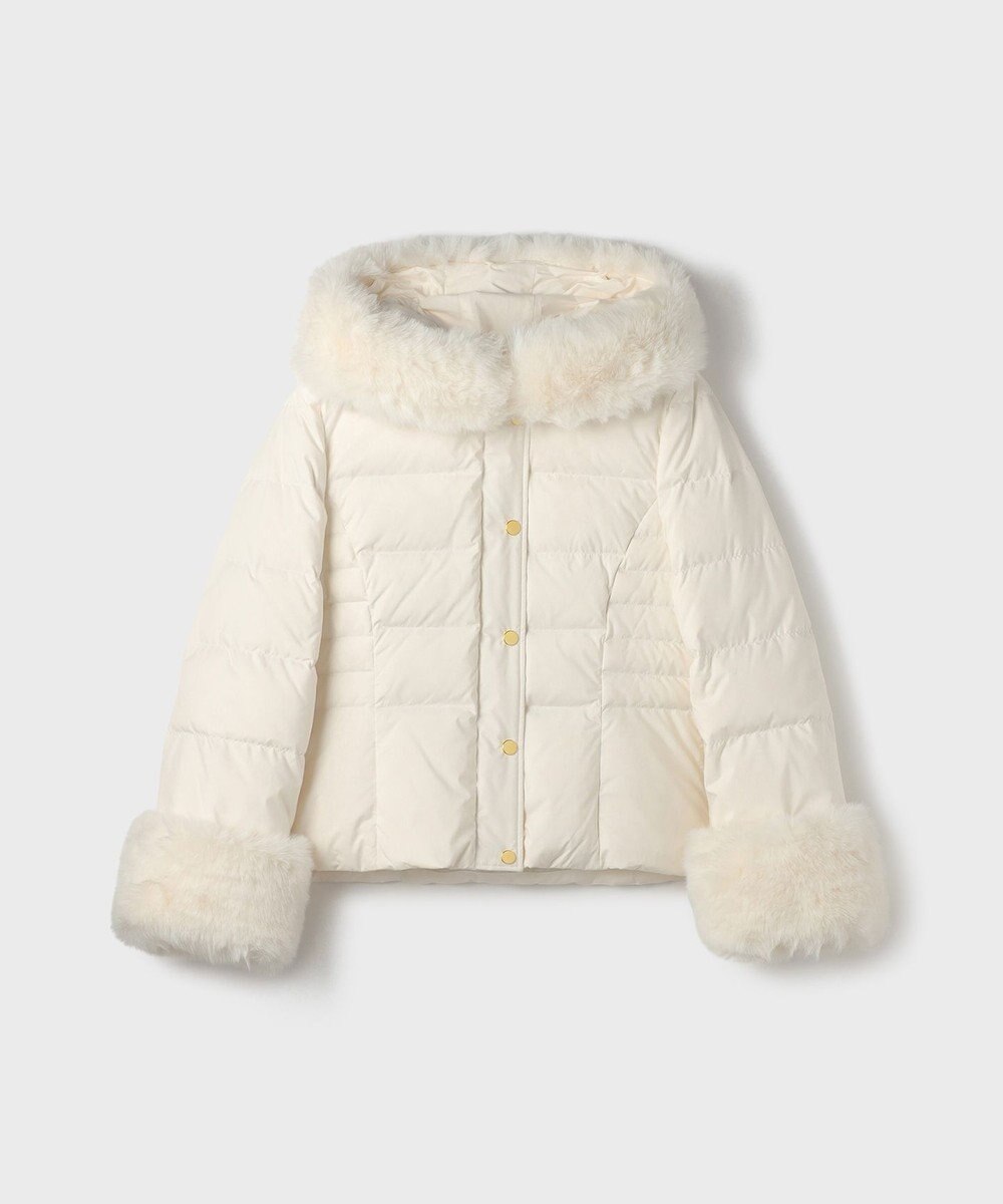 GRACE CONTINENTAL エコファーショートダウンジャケット 