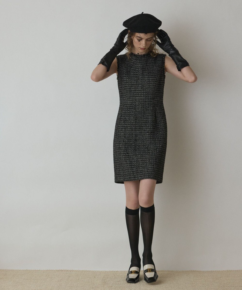 GRACE CONTINENTAL ツイードタイトワンピース 