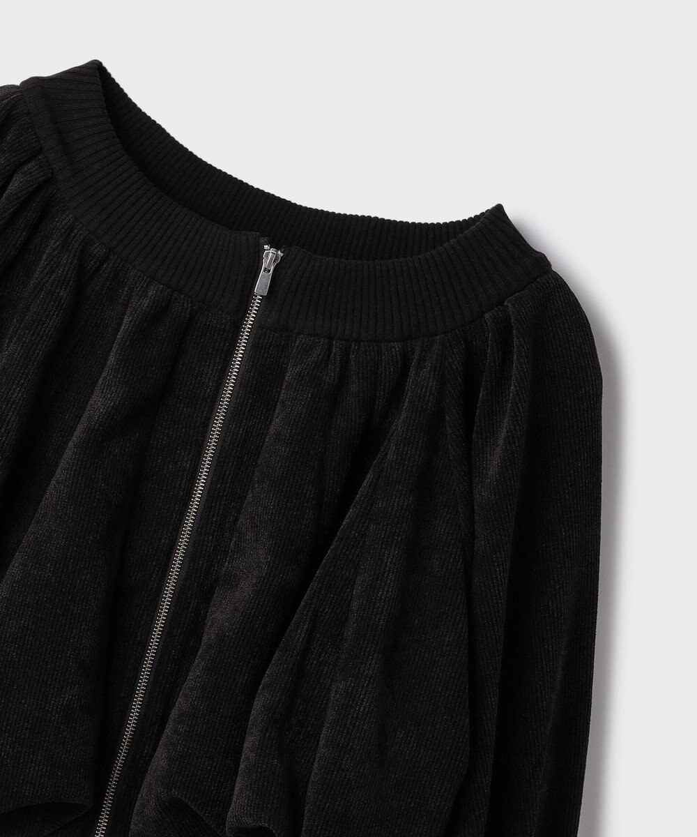 GRACE CONTINENTAL バルーンモールカットカーディガン 