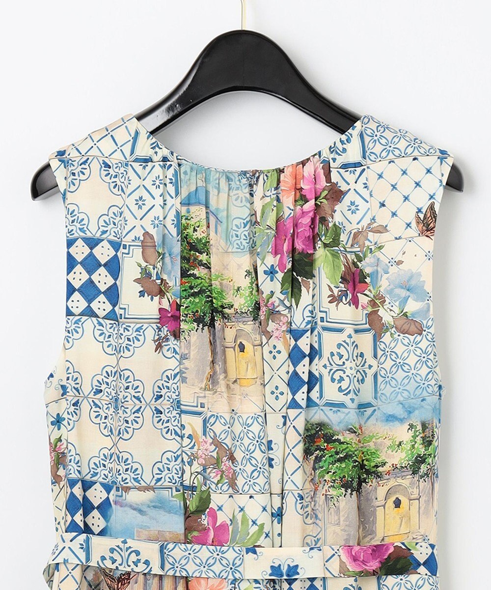 タイルパターンプリントワンピース Grace Continental Grace Continental グレースコンチネンタル 通販