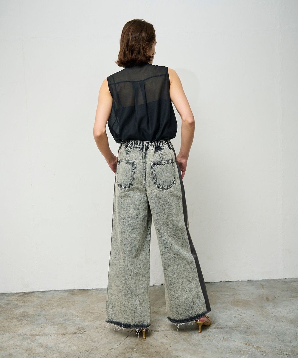 GRACE CONTINENTAL シアーボウタイノースリーブ