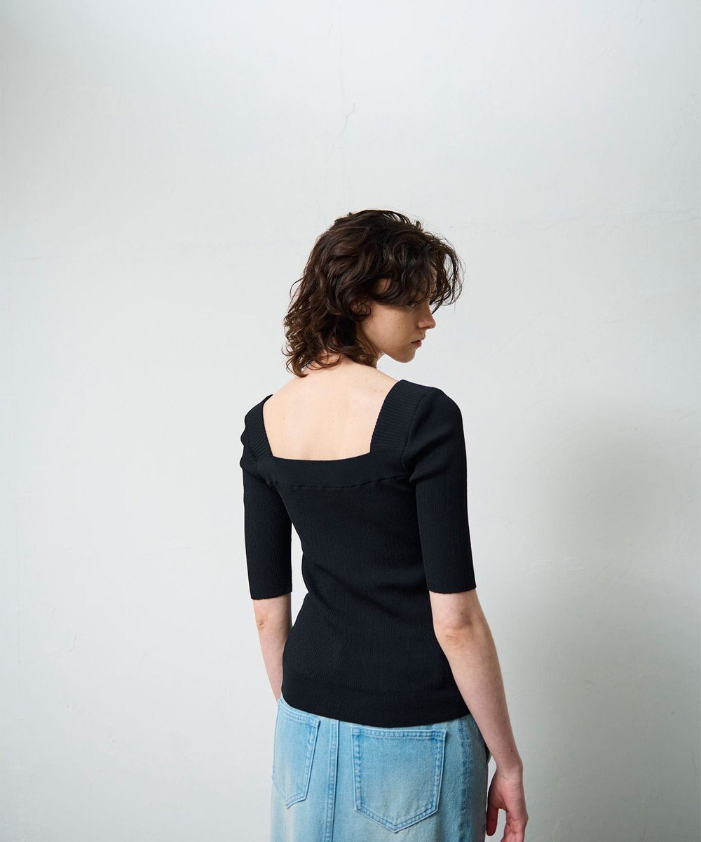 GRACE CONTINENTAL スクエアーネックトップ 