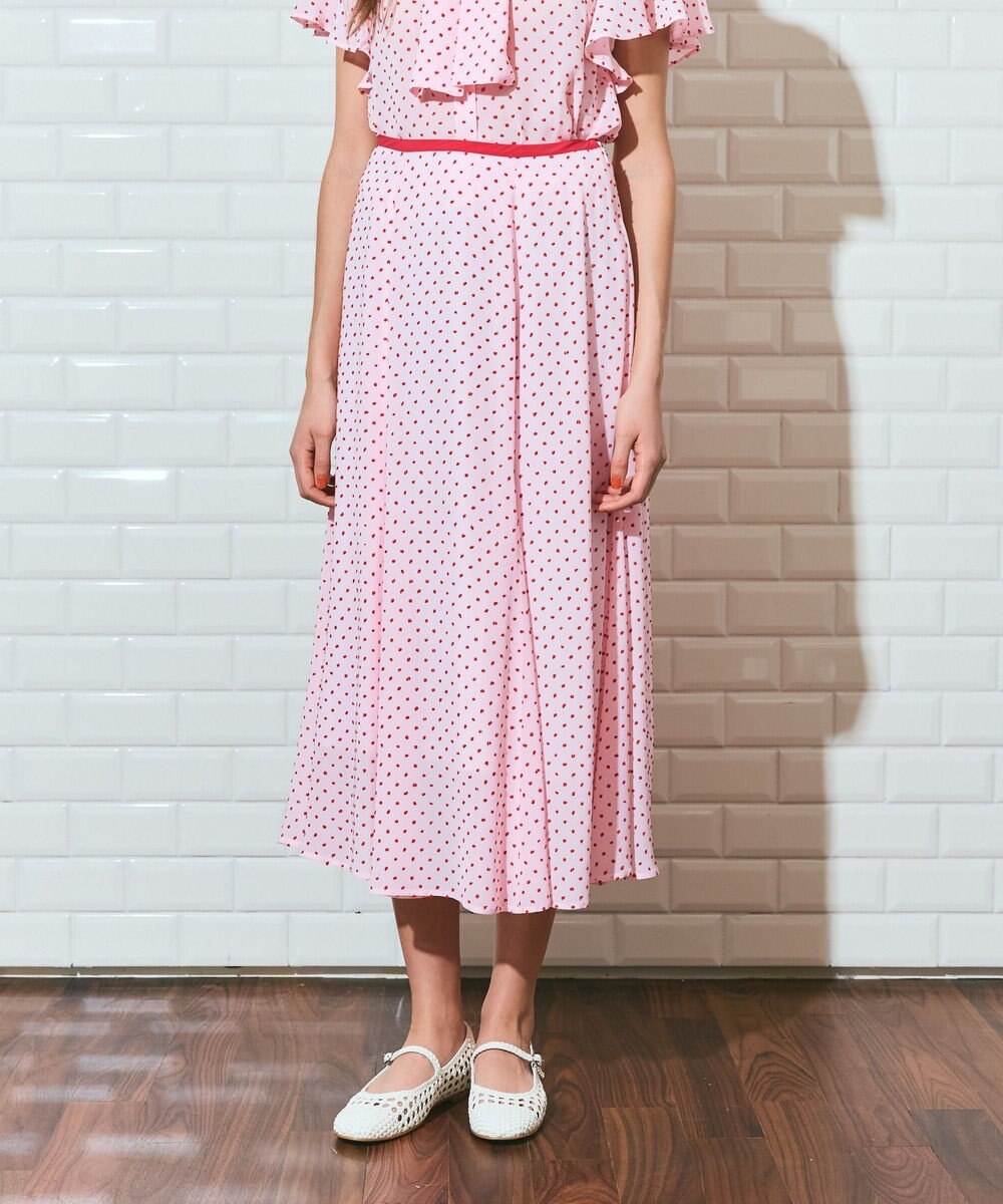 GRACE CONTINENTAL ドットジャガードスカート 