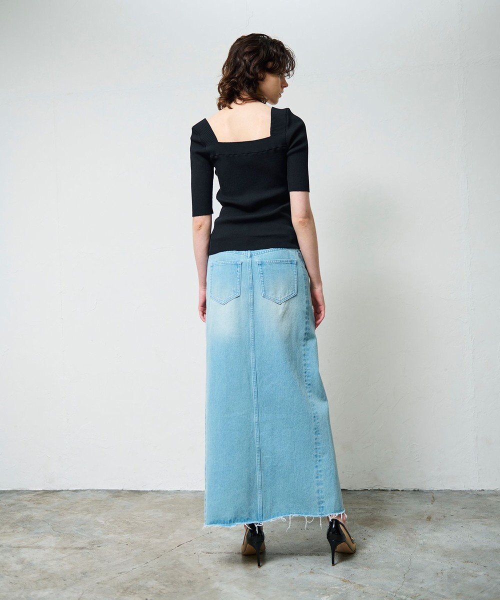 GRACE CONTINENTAL スクエアーネックトップ