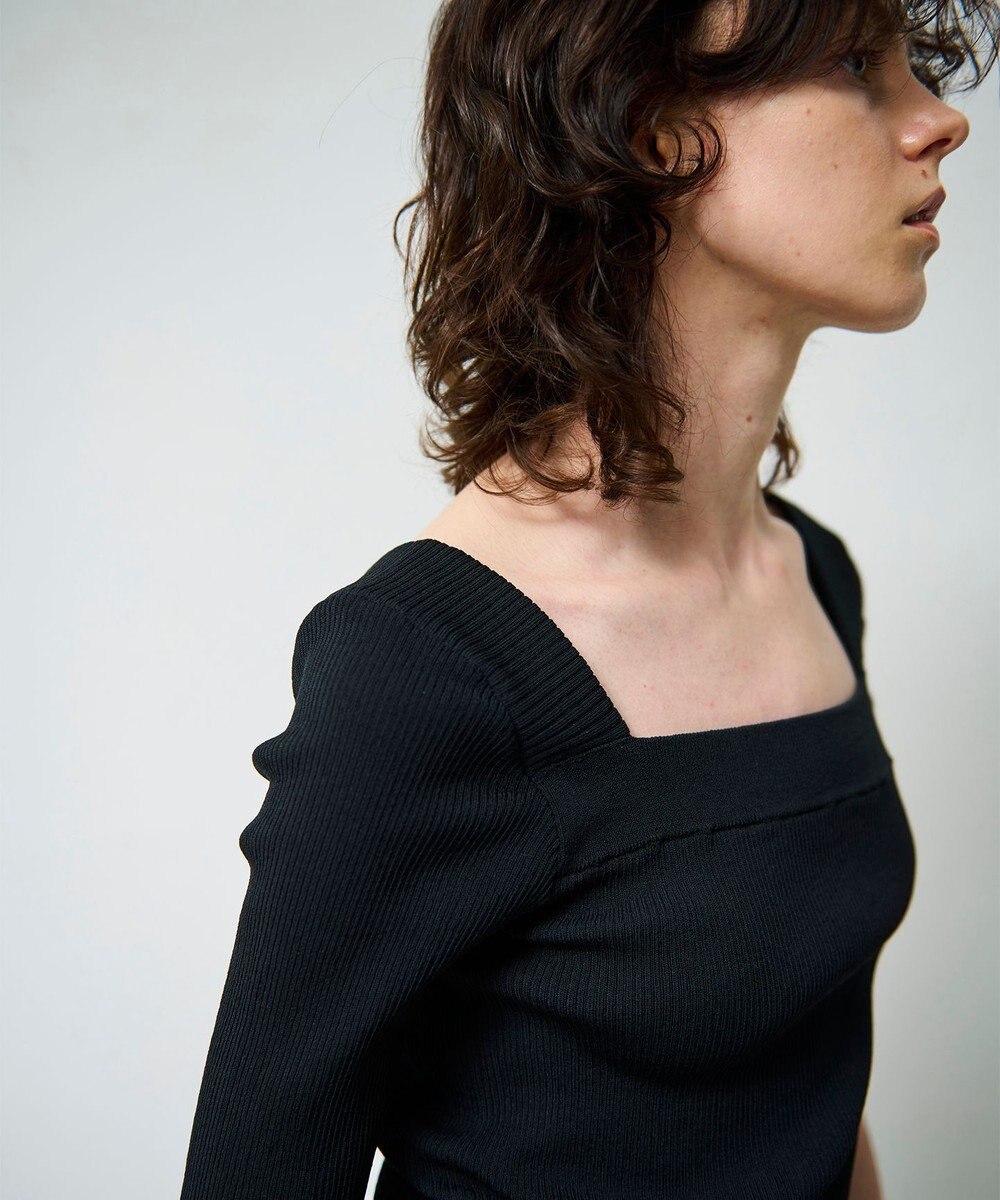 GRACE CONTINENTAL スクエアーネックトップ 