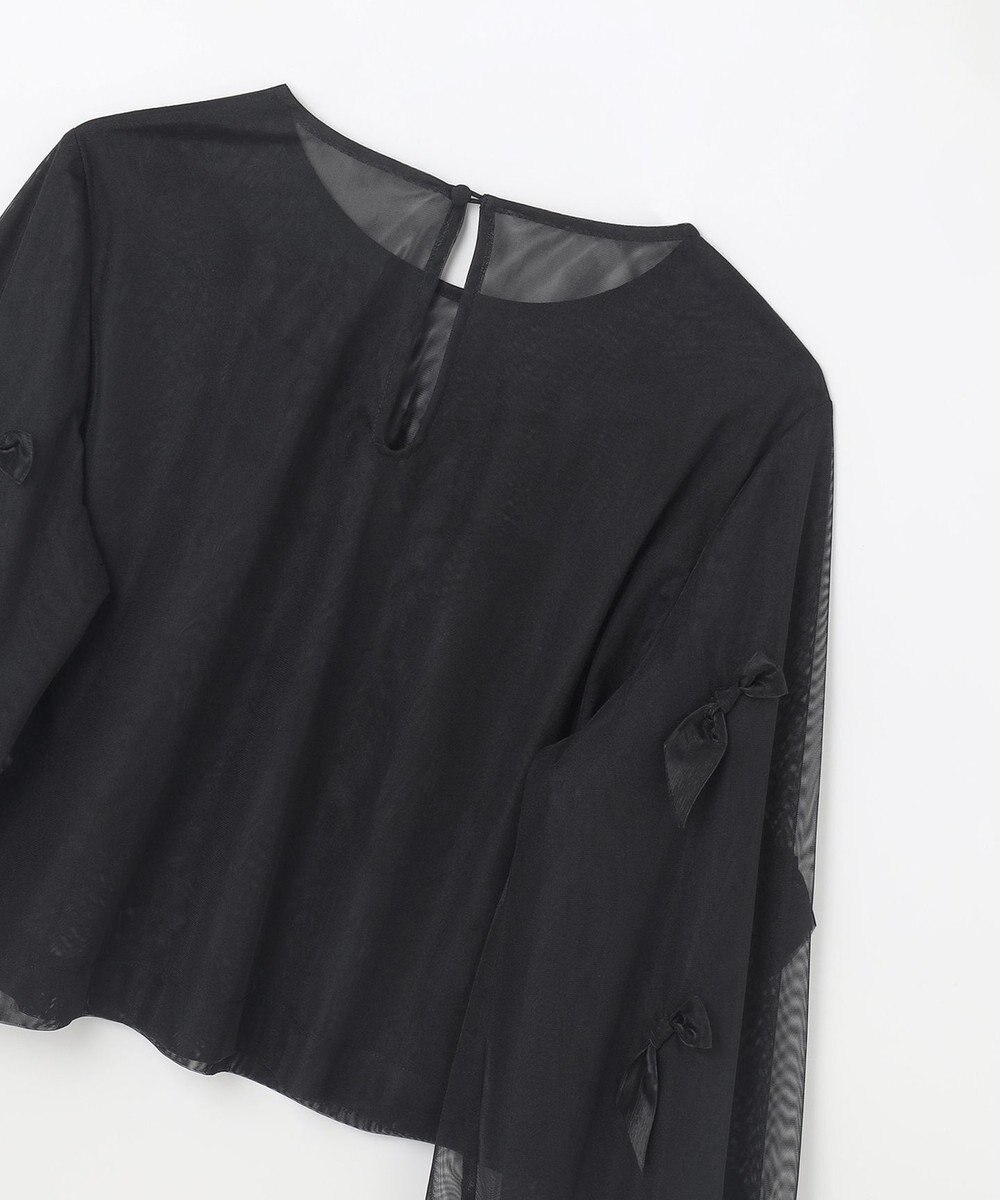 GRACE CONTINENTAL リボンチュールトップ 