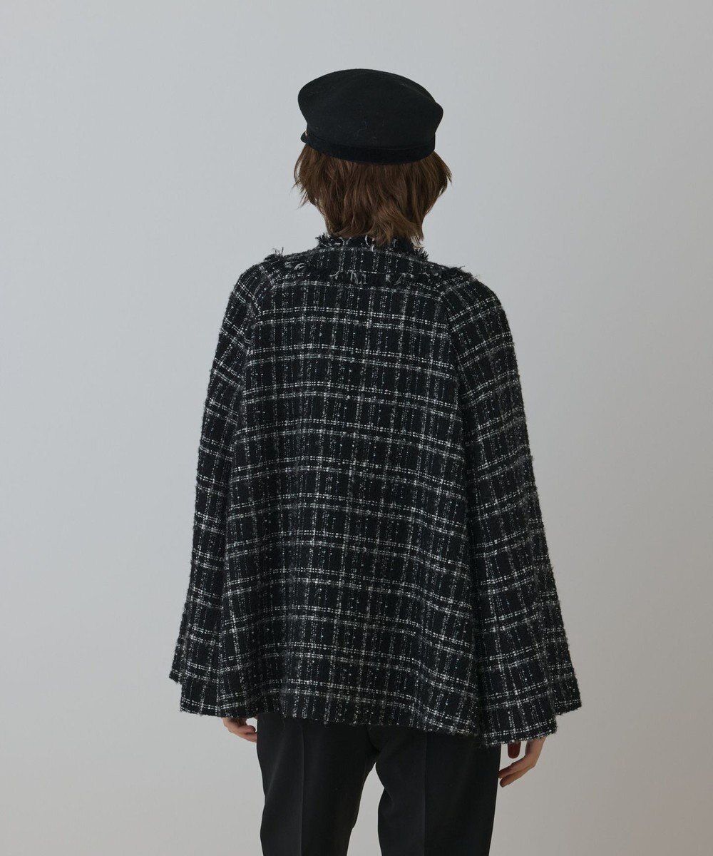 GRACE CONTINENTAL フレアスリーブツイードジャケット 