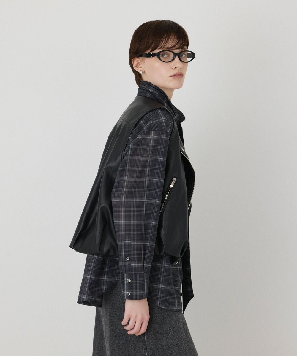 GRACE CONTINENTAL ライダースジレ 
