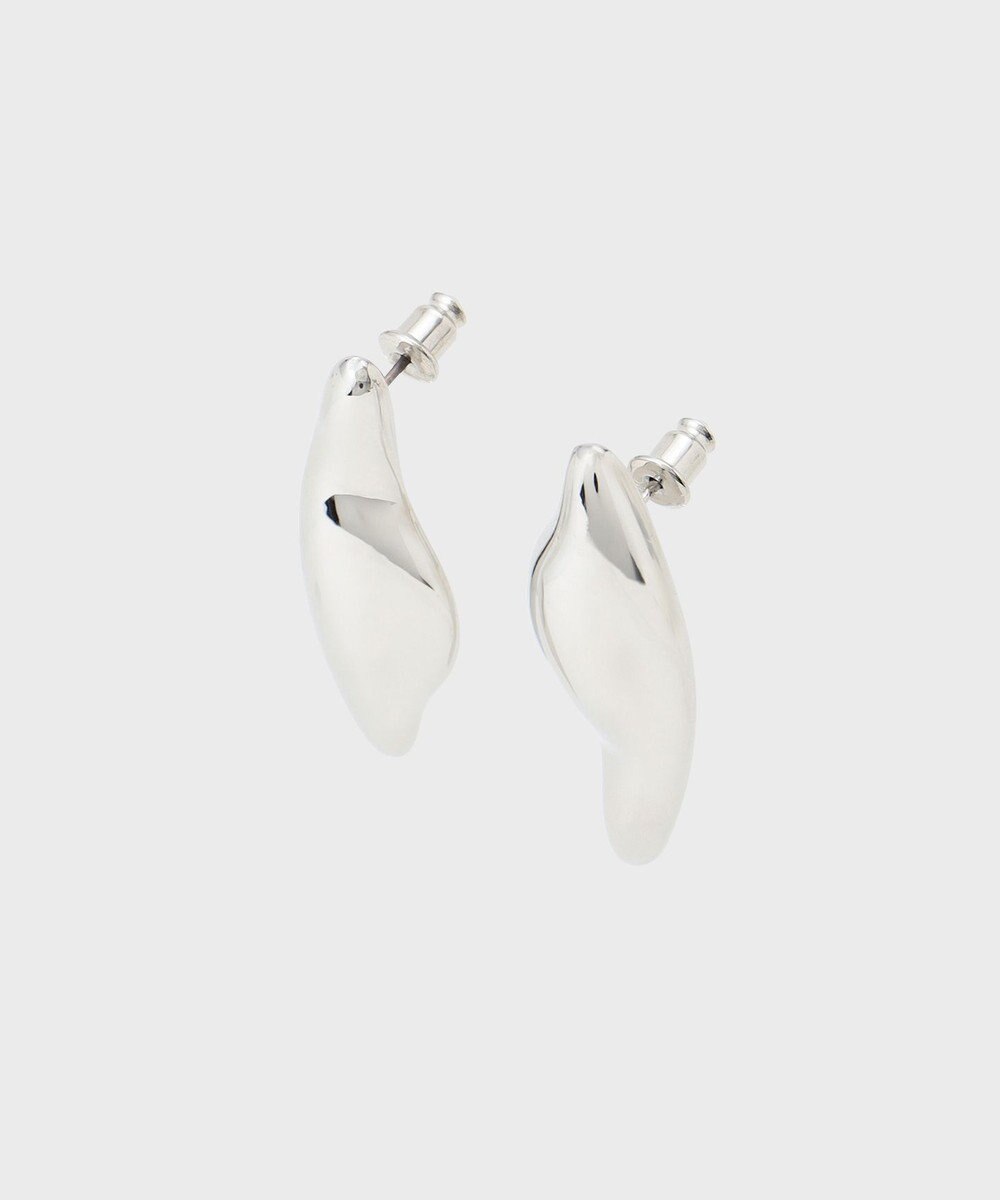 GRACE CONTINENTAL ウェーブメタルピアス