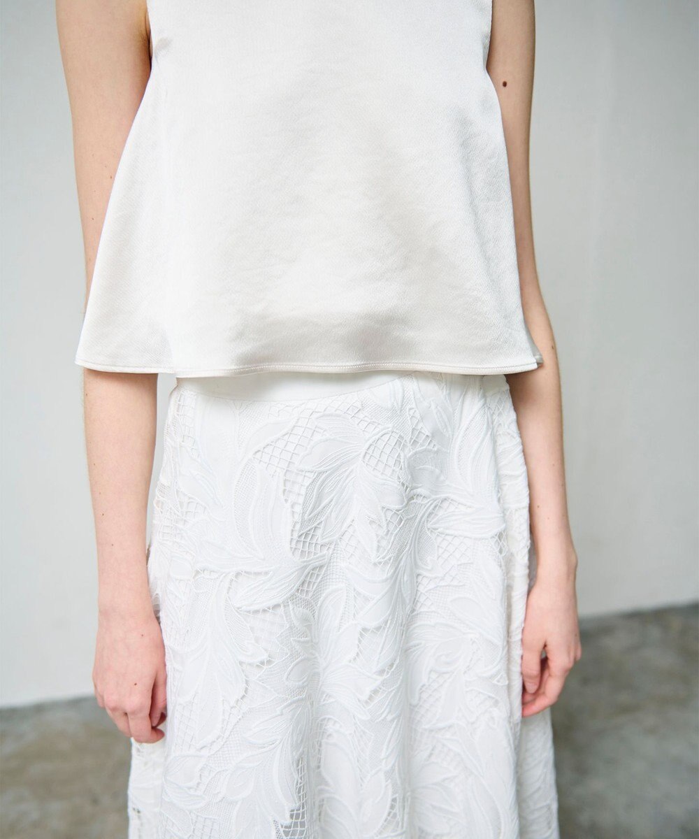 GRACE CONTINENTAL ケミカルリーフスカート 