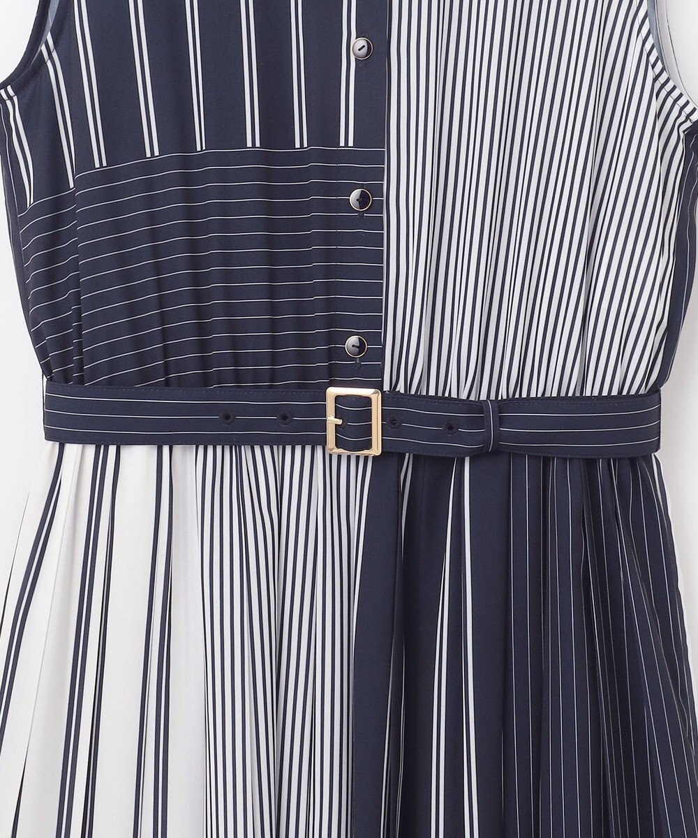 GRACE CONTINENTAL ストライププリントワンピース