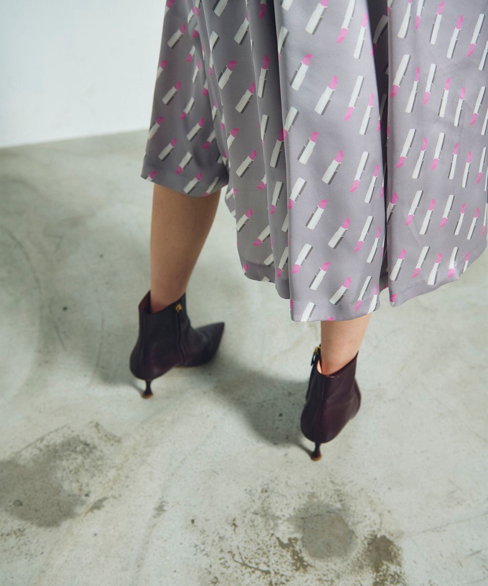 GRACE CONTINENTAL バックシャンリップドレス