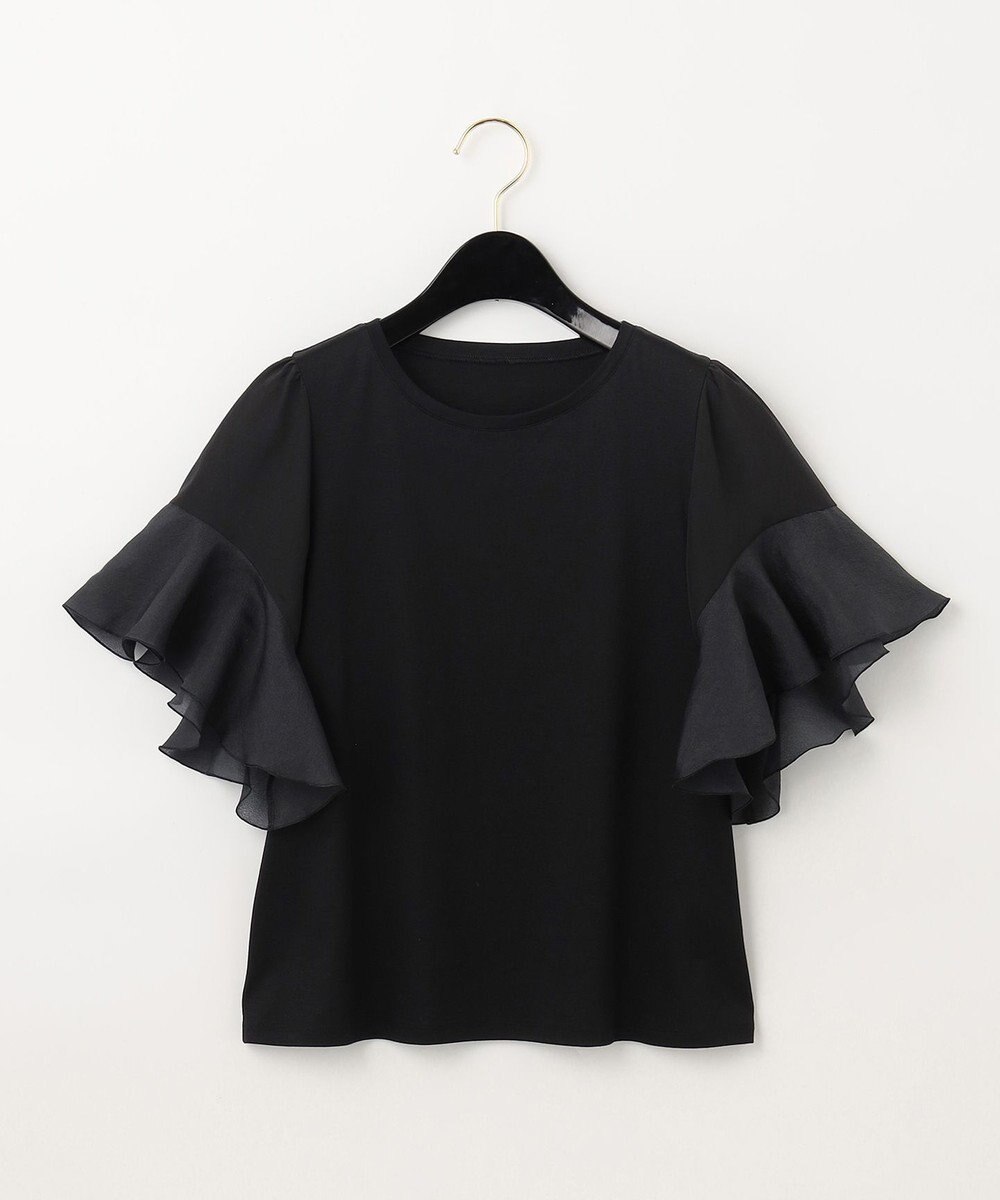 GRACE CONTINENTAL フレアスリーブカットトップ