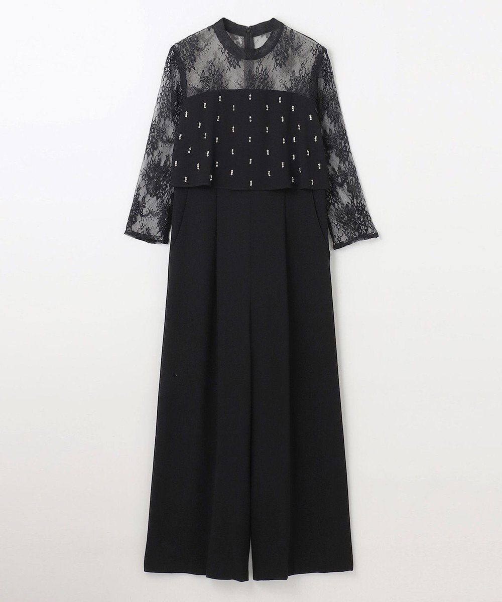 GRACE CONTINENTAL 刺繍ワイドサロペット 