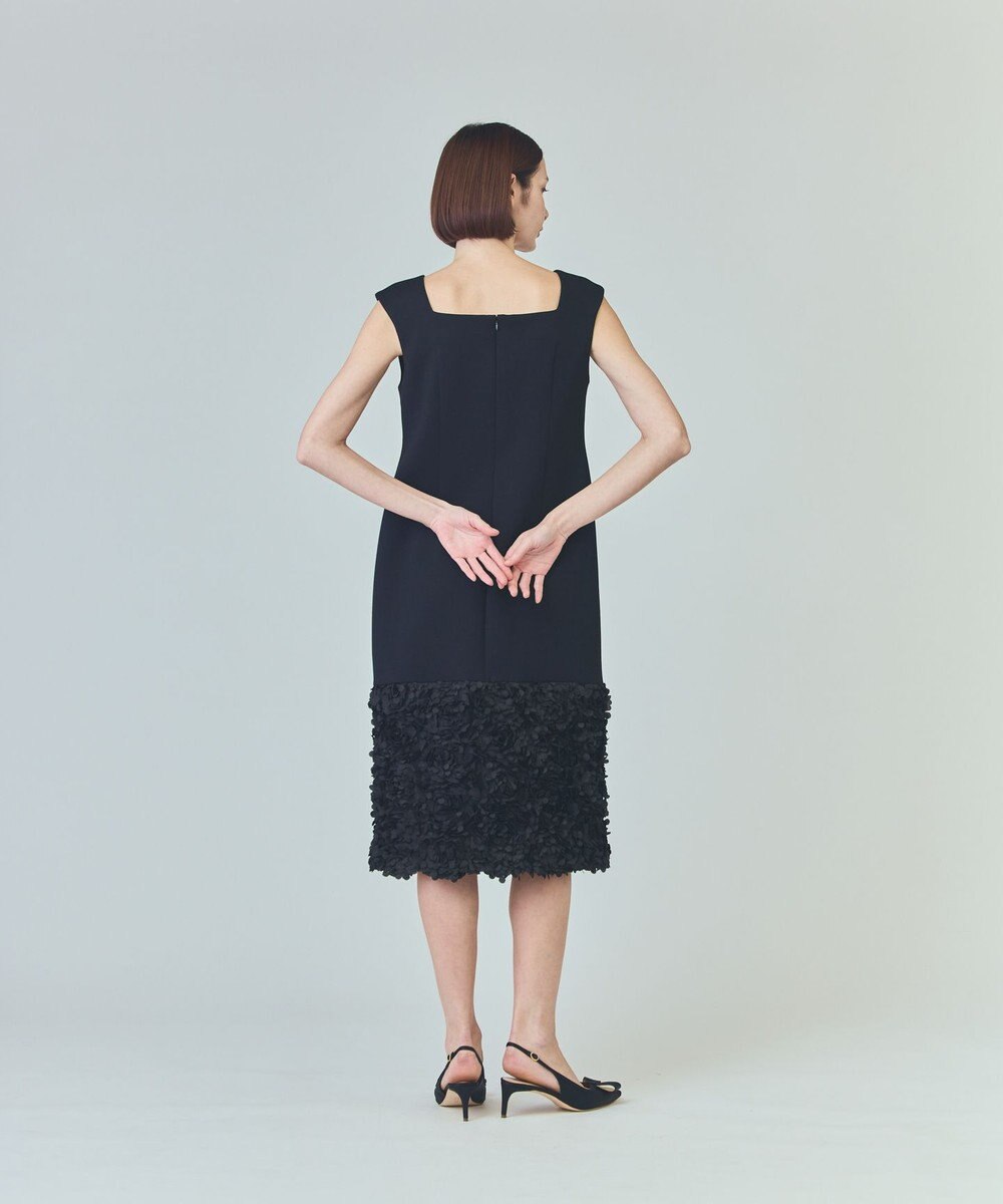 GRACE CONTINENTAL フラワーチュール切替ドレス 