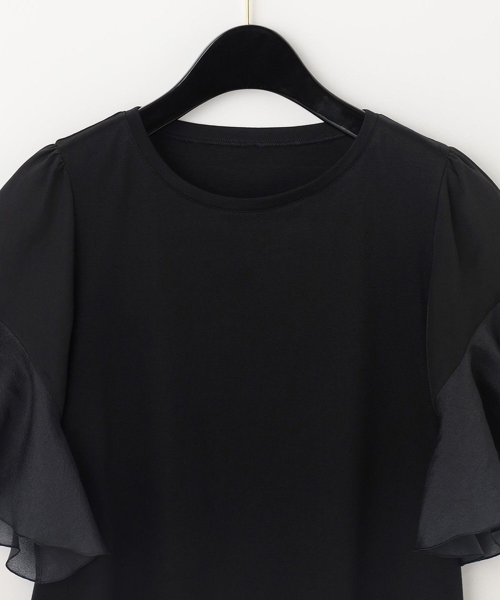 GRACE CONTINENTAL フレアスリーブカットトップ