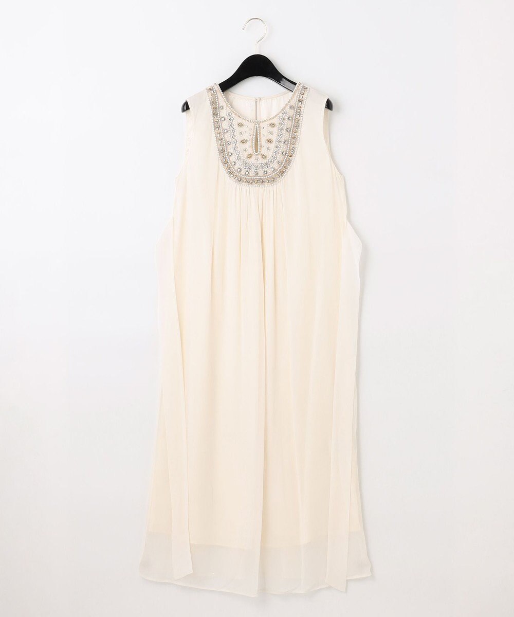 GRACE CONTINENTAL ビジューロングワンピース