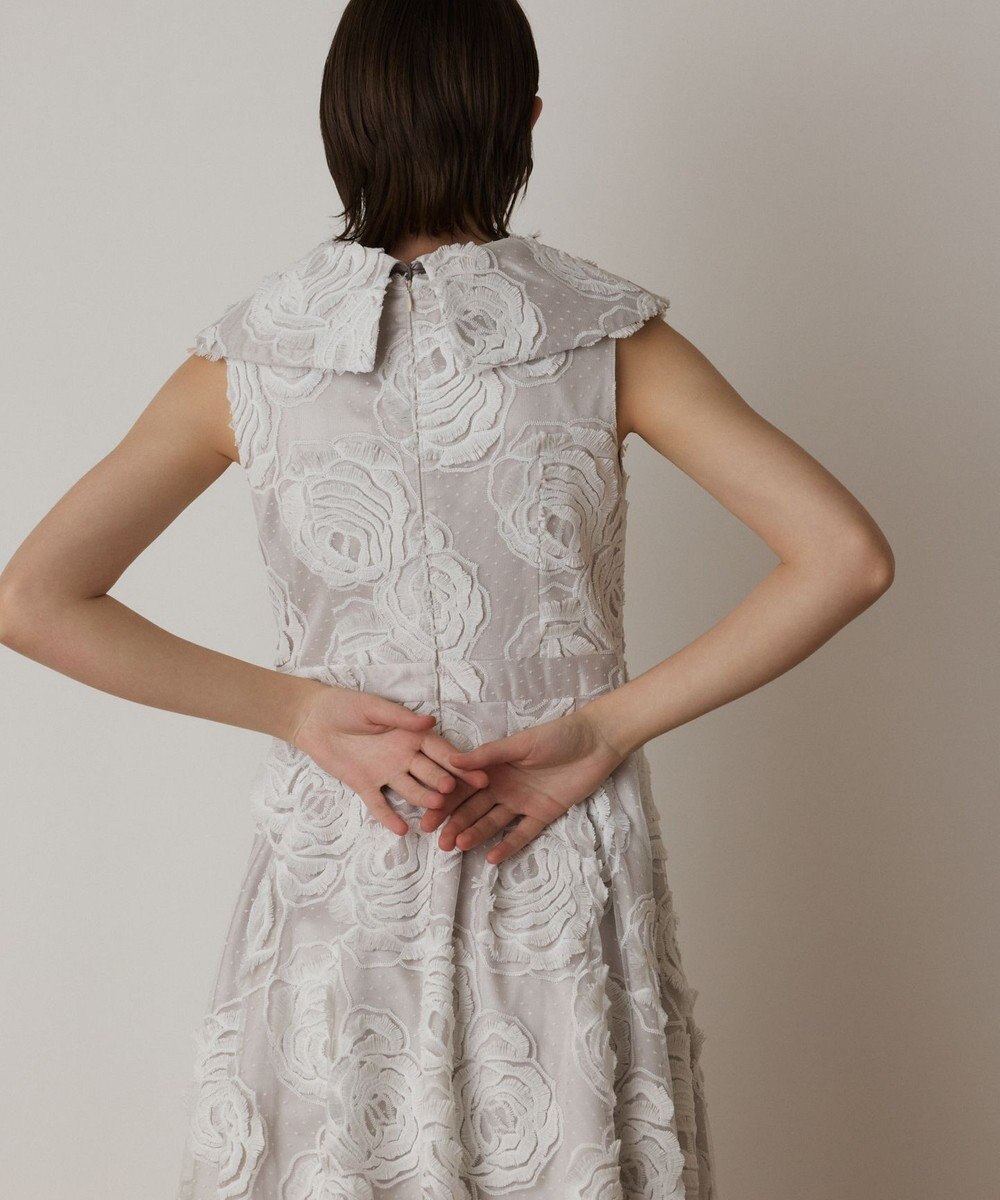 GRACE CONTINENTAL ローズ刺繍ワンピース 