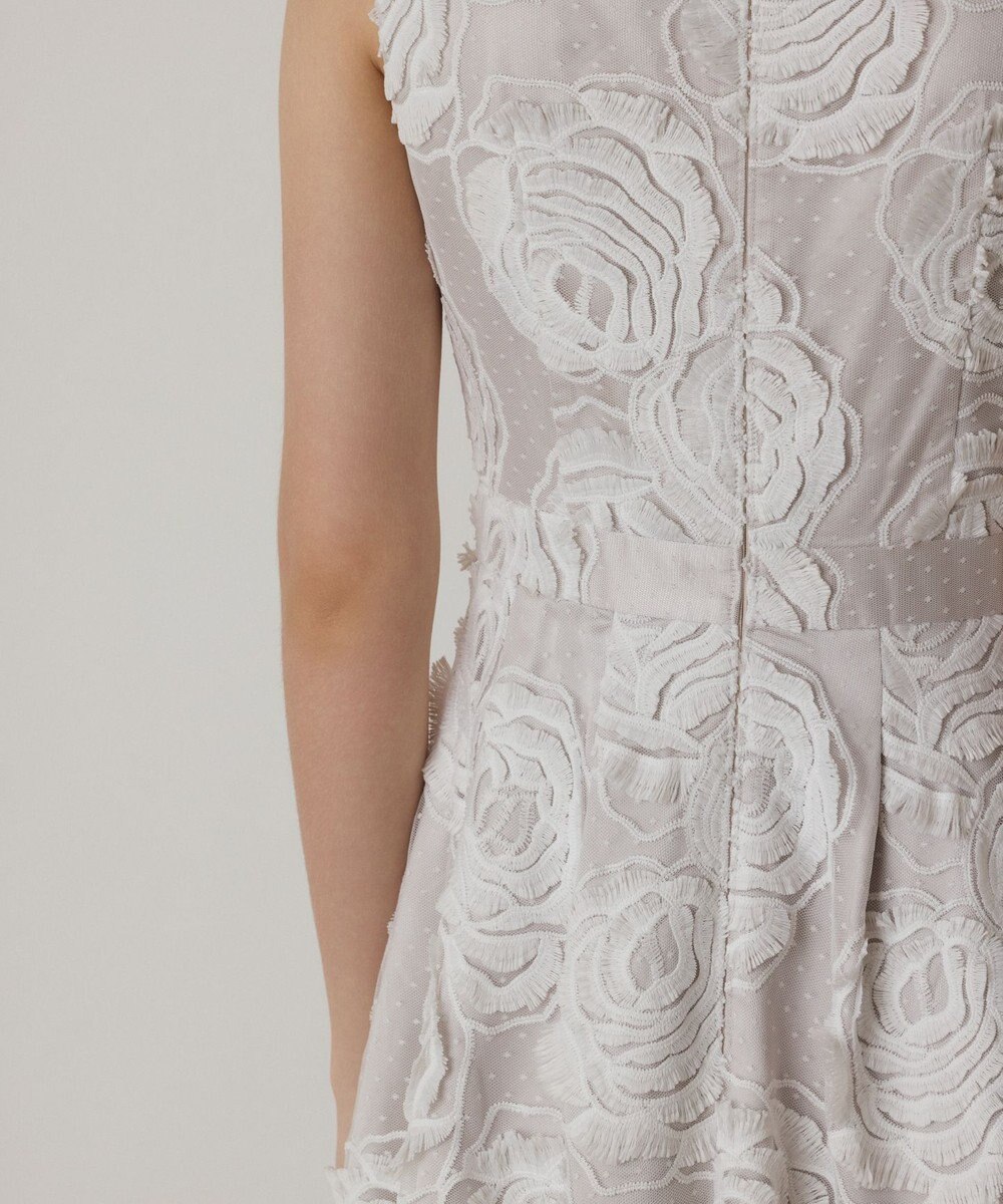 GRACE CONTINENTAL ローズ刺繍ワンピース 