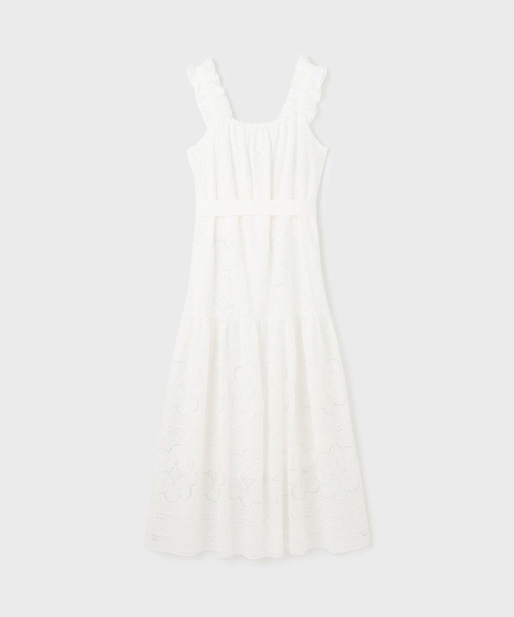 GRACE CONTINENTAL カットワーク刺繍ワンピース 