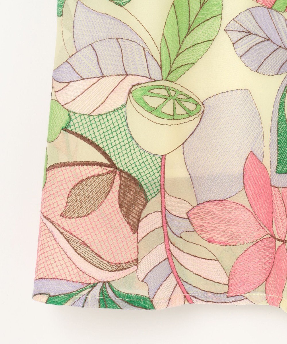 GRACE CONTINENTAL フルーツ刺繍フレアスカート