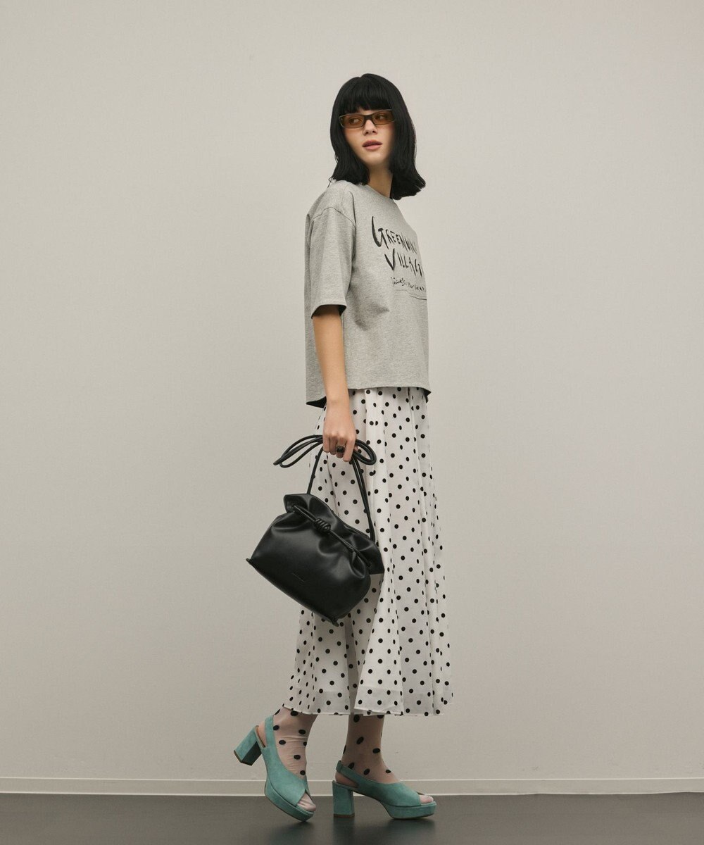 GRACE CONTINENTAL レイヤードロゴＴシャツ 