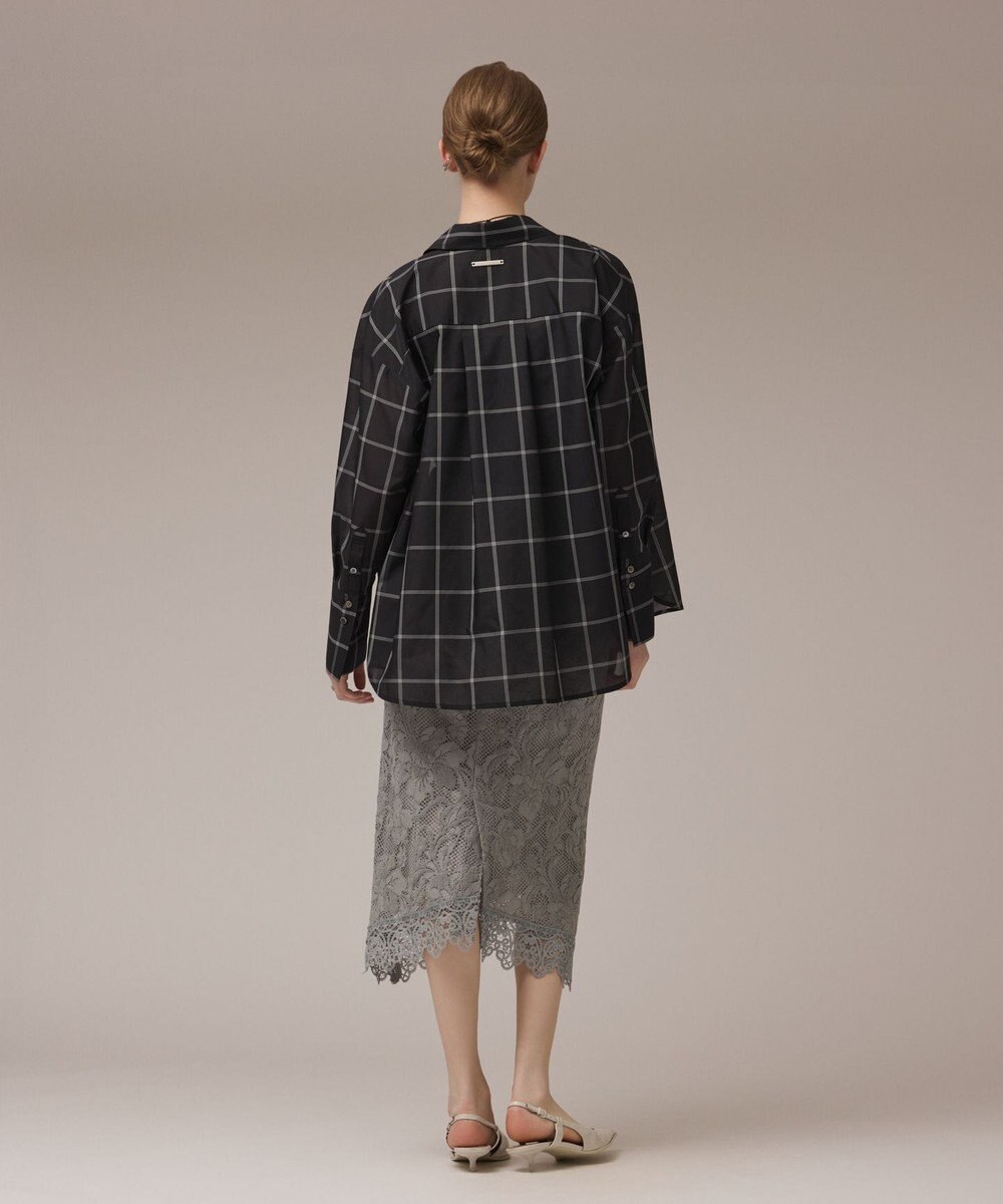 GRACE CONTINENTAL フロッキーレーススカート 