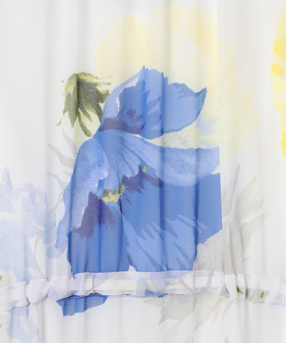 GRACE CONTINENTAL ビッグボタニカルシャツワンピース 